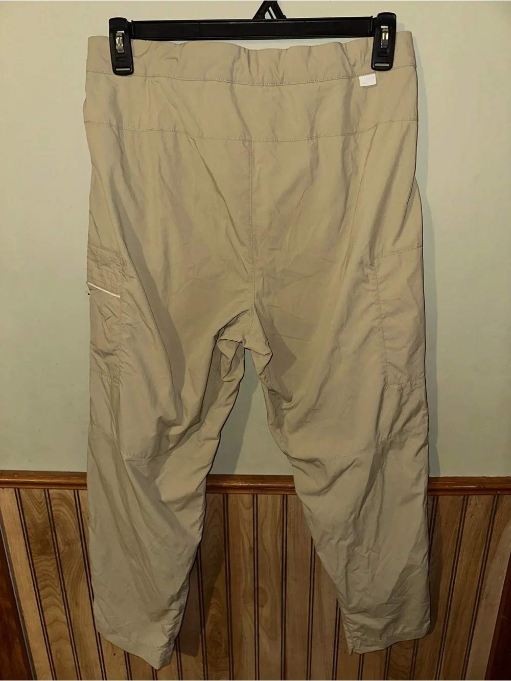 Nike Men's Khaki Cargo Track Pants with Zip Pockets